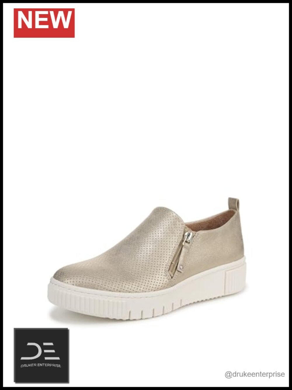 Women's Slip On Fashion Sneakers with Platform Heel
